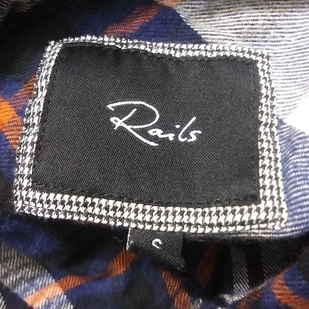 Rails Hunter Soft Plaid Flannel Button Down Shirt… - image 5